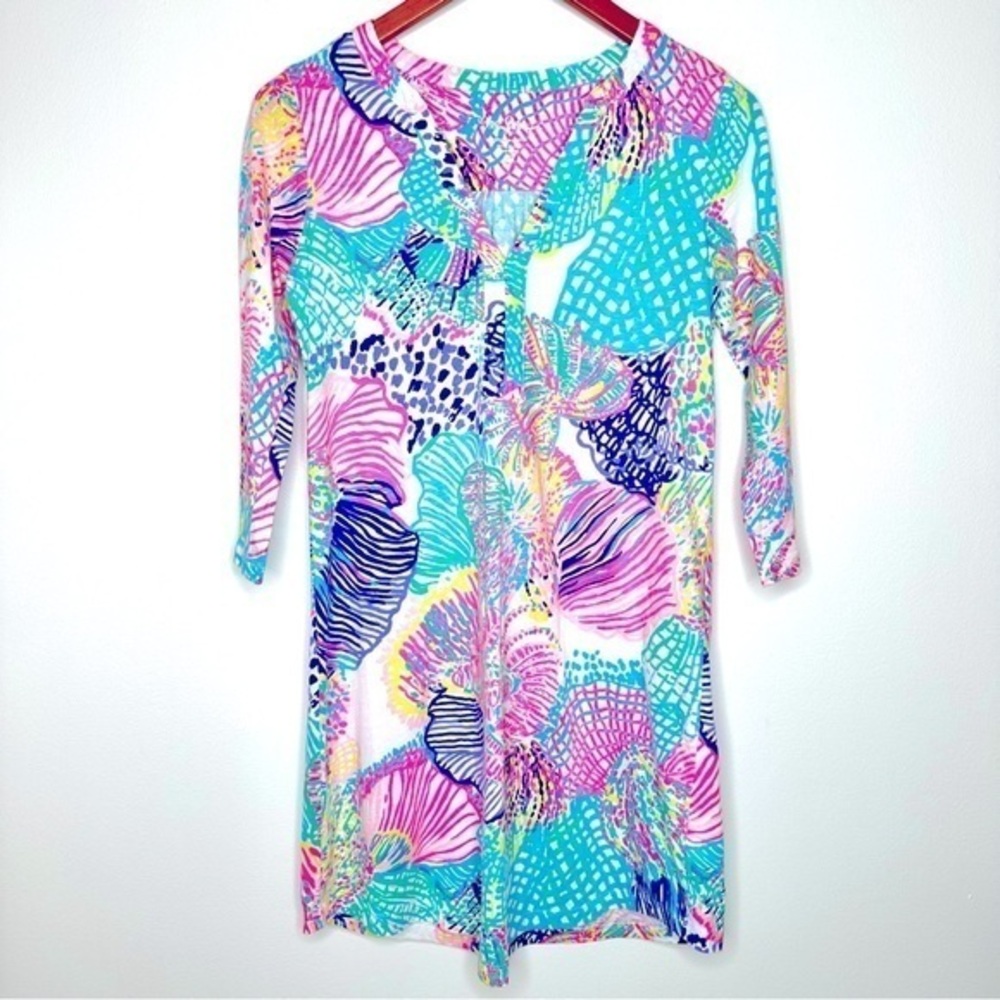 Lily Pulitzer Roar of The Seas T-shirt Dress Multicolored Size XSmall